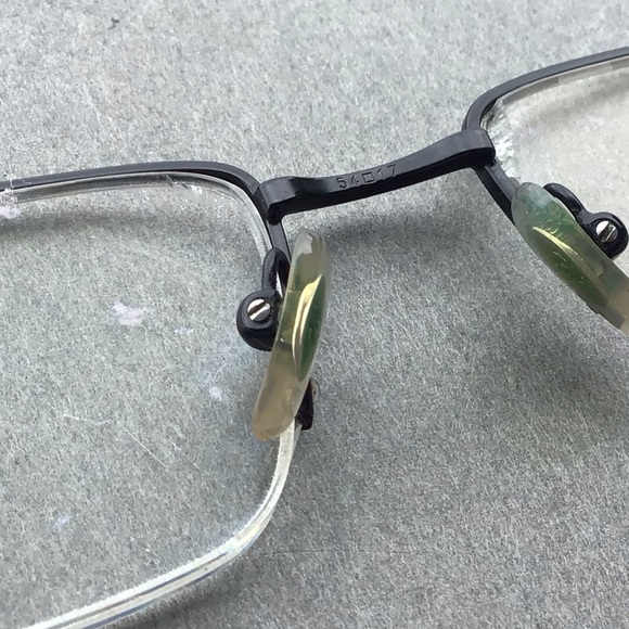 Ray Ban Teen Half Rim Square Silver and Black Eyeglasses RB 6154 Frames - Picture 11 of 12